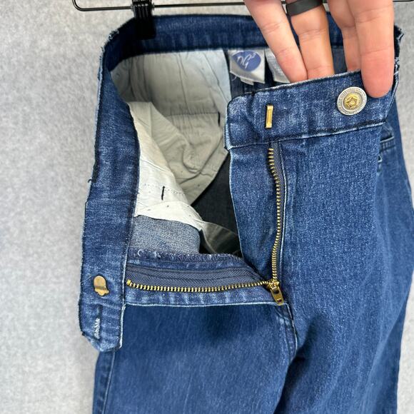 DG2 By Diane Gilman Jeans Womens Size 6T Blue Ramie Blend Stretch Denim Bootcut - Picture 3 of 13